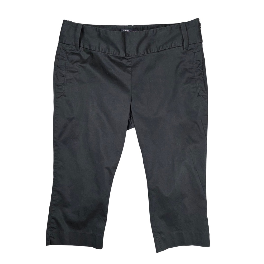 Banana Republic Martin Fit Stretch Workwear Capris Womens 12 Dark Academia